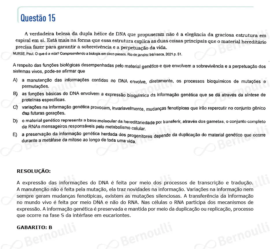 Questu00e3o 15 - Questu00f5es - 2022 - 1u00ba Semestre - BAHIANA