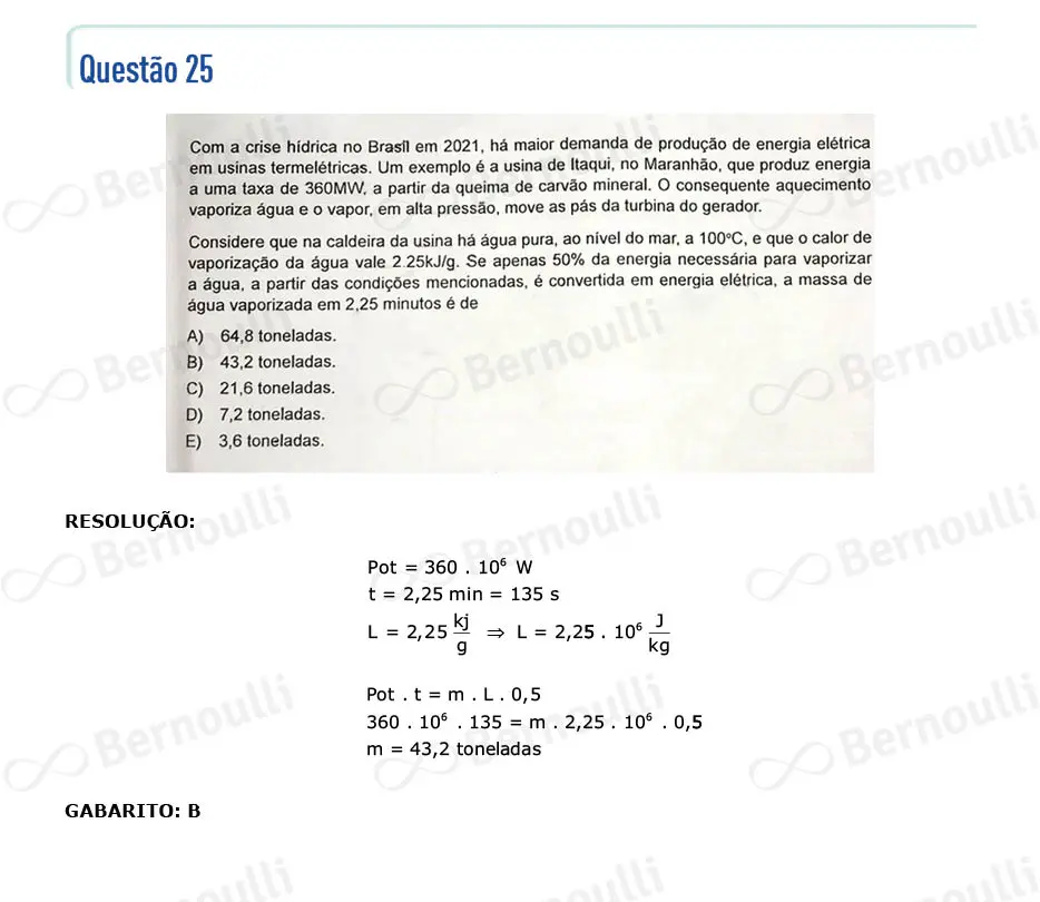 Questu00e3o 25 - Questu00f5es - 2022 - 1u00ba Semestre - BAHIANA