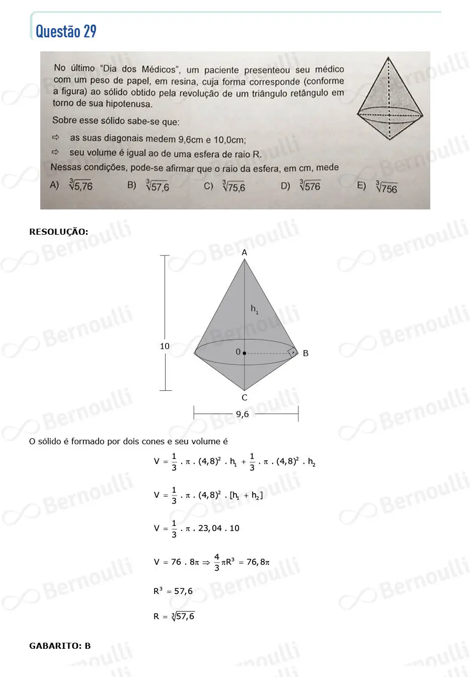 Questu00e3o 29 - Questu00f5es - 2022 - 1u00ba Semestre - BAHIANA