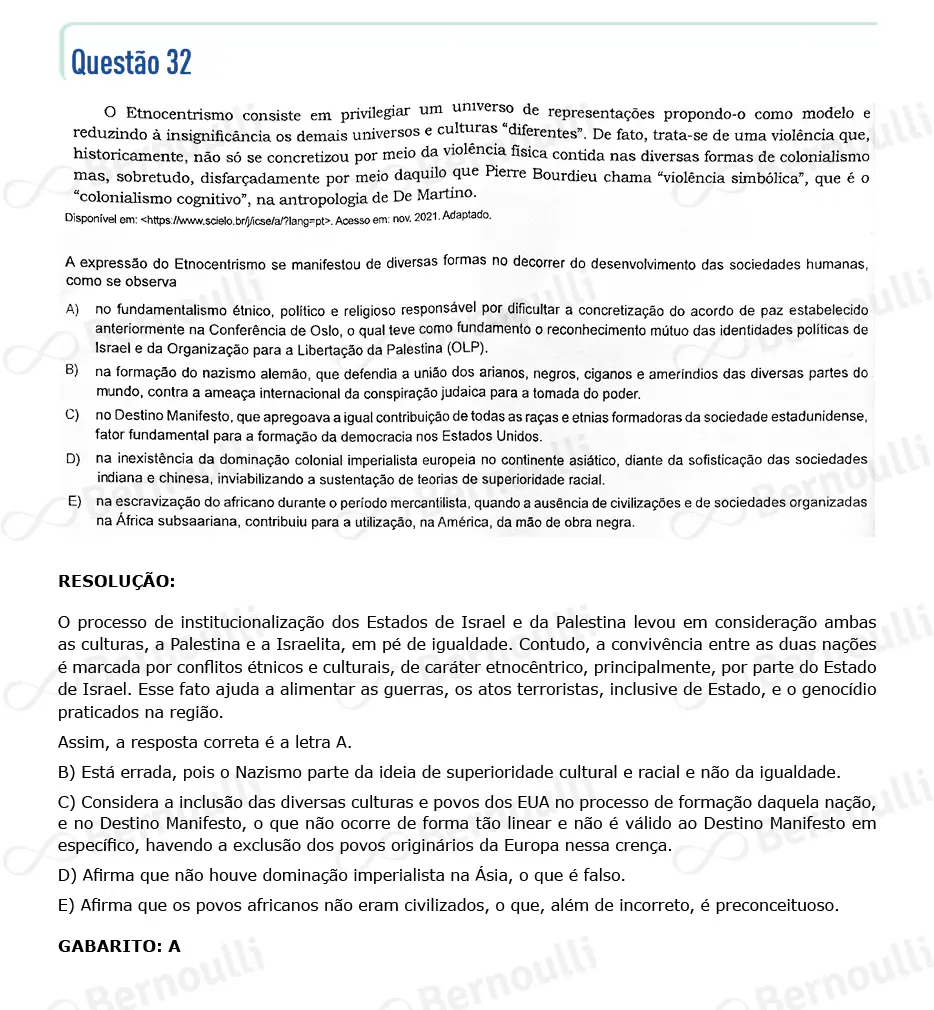 Questu00e3o 32 - Questu00f5es - 2022 - 1u00ba Semestre - BAHIANA