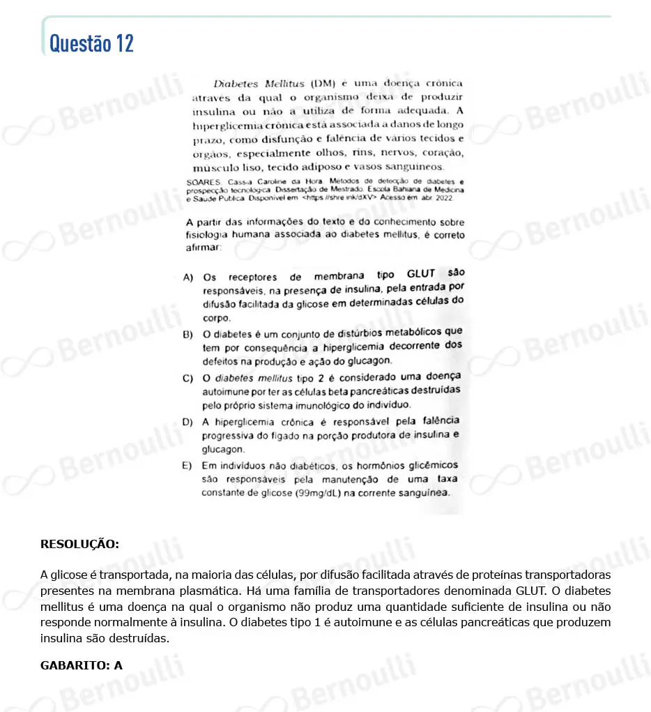 Questu00e3o 12 - Questu00f5es - 2022 - 2u00ba Semestre - BAHIANA