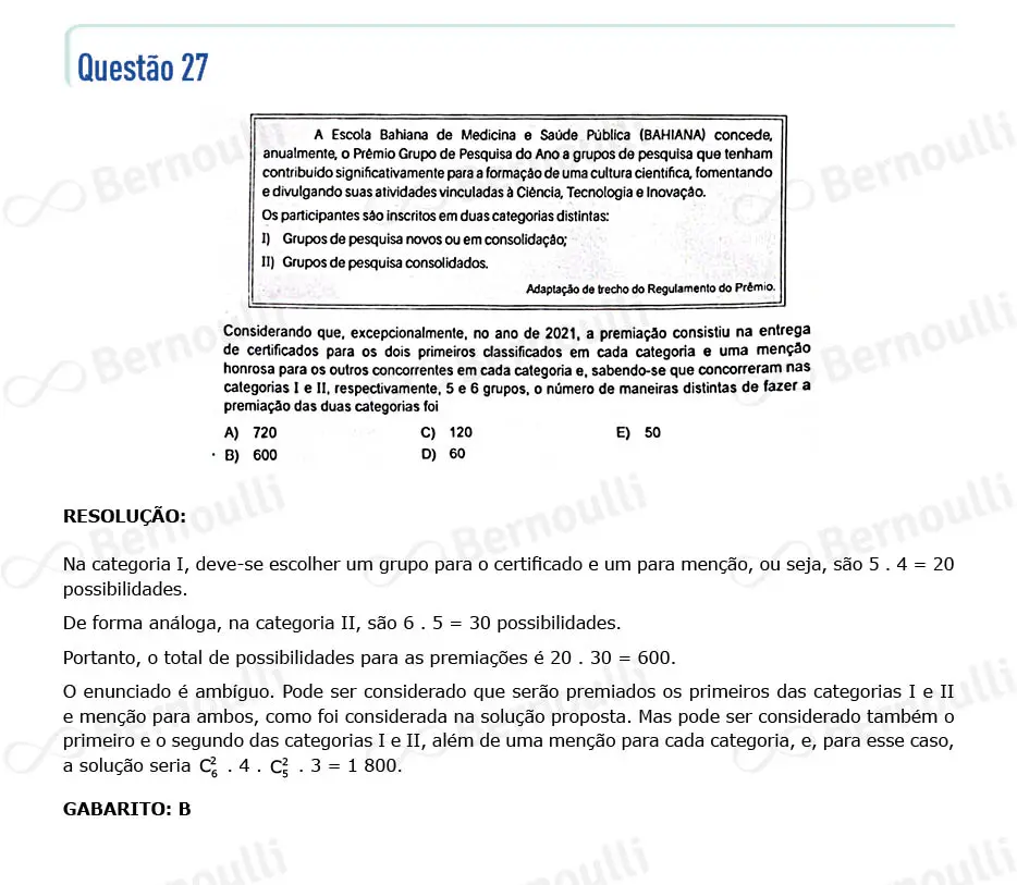 Questu00e3o 27 - Questu00f5es - 2022 - 2u00ba Semestre - BAHIANA