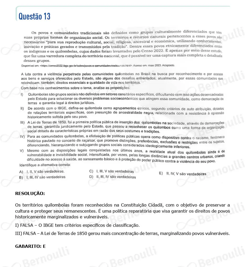 Questu00e3o 13 - Questu00f5es - 2023 - 2u00ba Semestre - BAHIANA