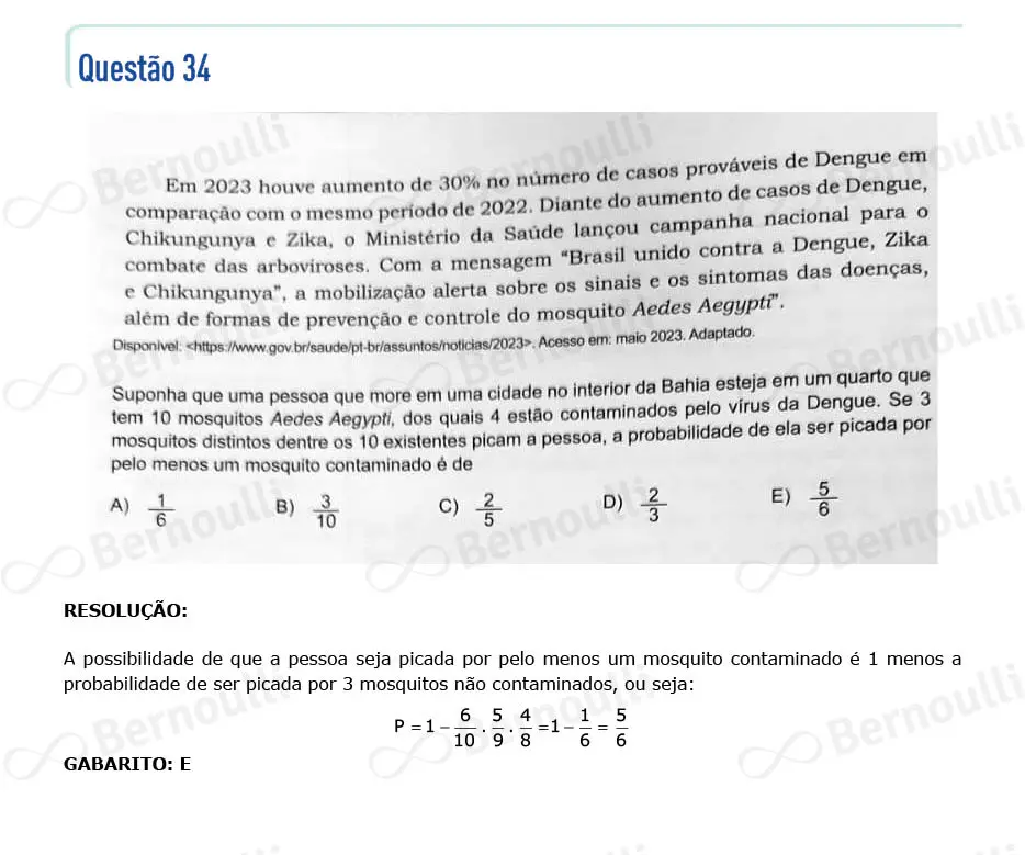 Questu00e3o 34 - Questu00f5es - 2023 - 2u00ba Semestre - BAHIANA