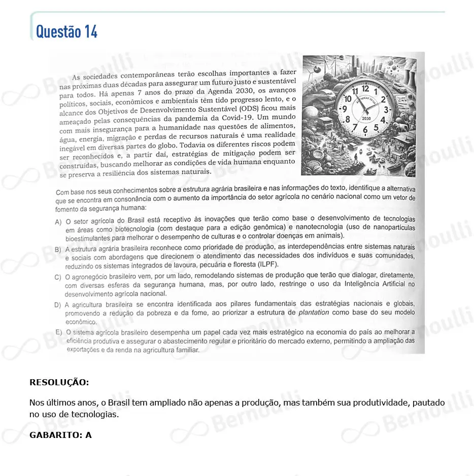 Questu00e3o 14 - Questu00f5es - 2024 - 1u00ba Semestre - BAHIANA