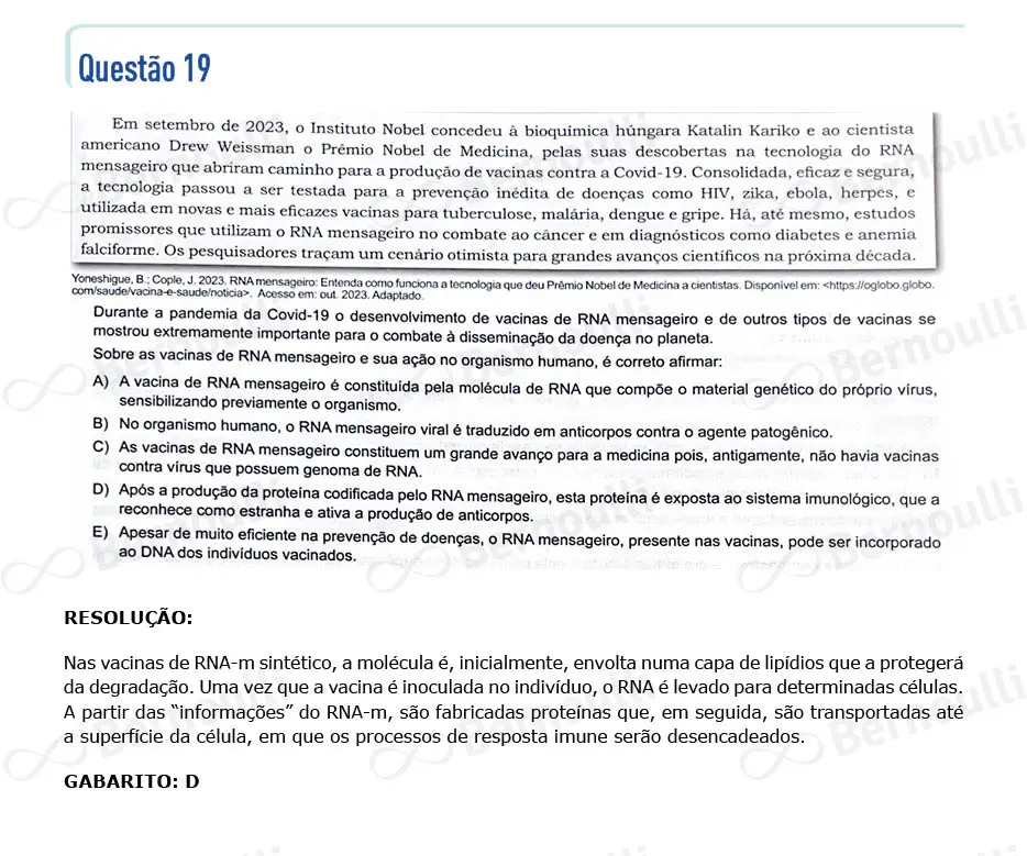 Questu00e3o 19 - Questu00f5es - 2024 - 1u00ba Semestre - BAHIANA