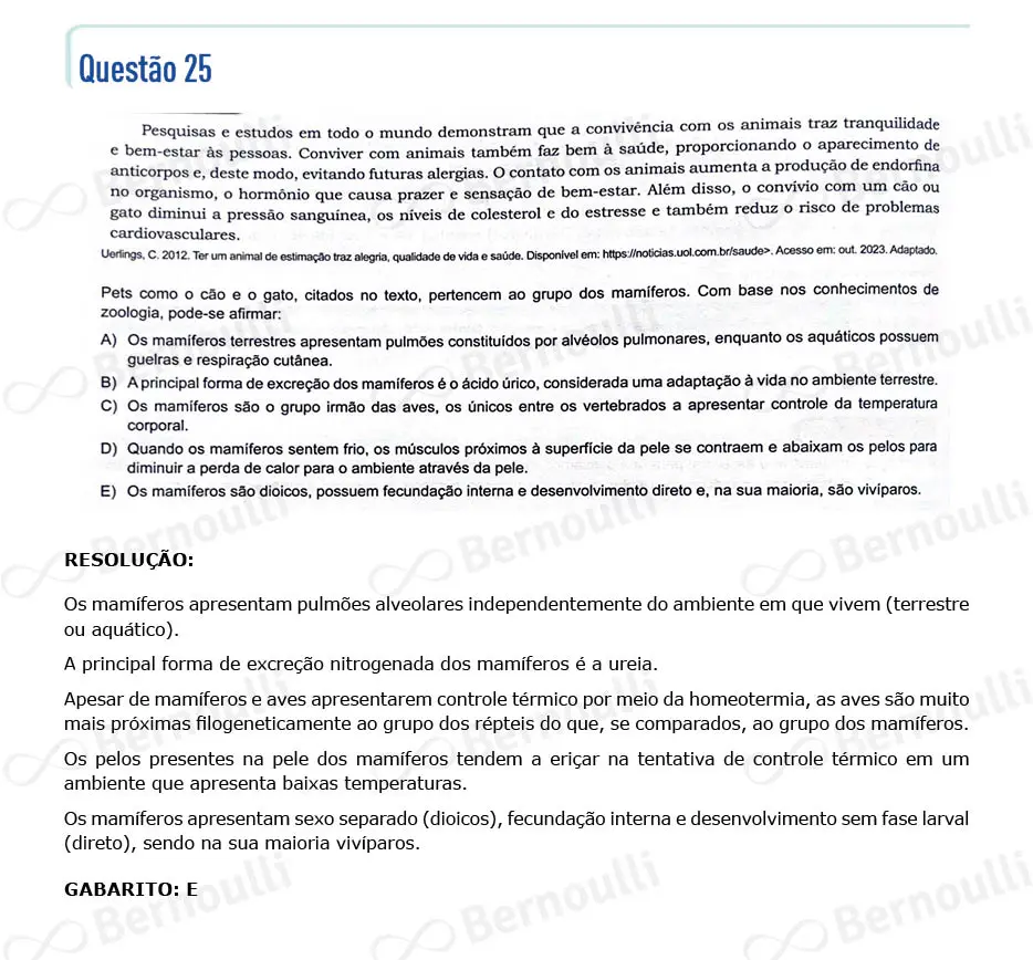 Questu00e3o 25 - Questu00f5es - 2024 - 1u00ba Semestre - BAHIANA