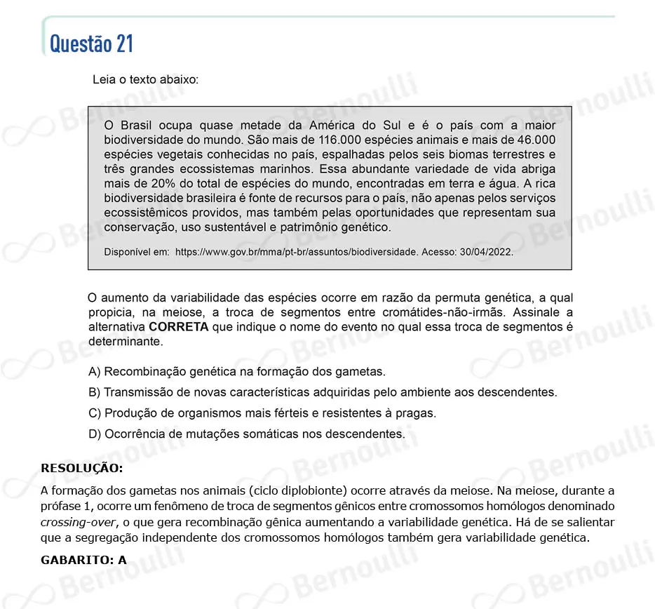 Questu00e3o 21 - Questu00f5es - 2022 - 2u00ba Semestre - CMMG