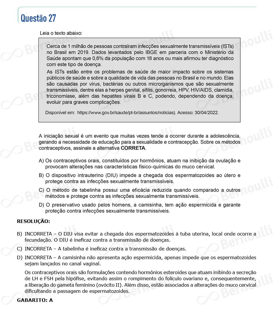 Questu00e3o 27 - Questu00f5es - 2022 - 2u00ba Semestre - CMMG