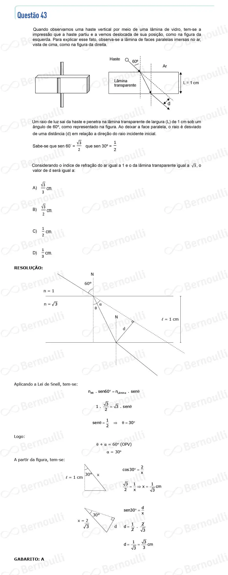 Questu00e3o 43 - Questu00f5es - 2022 - 2u00ba Semestre - CMMG