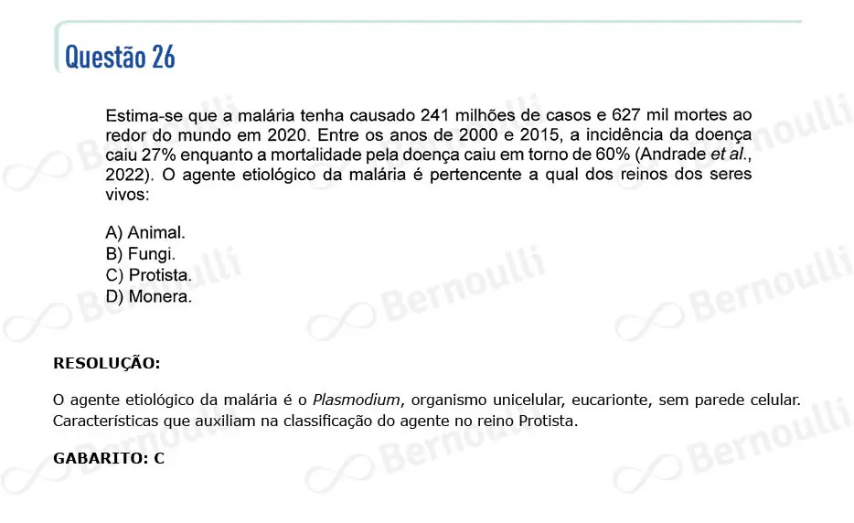 Questu00e3o 26 - Questu00f5es - 2023 - 1u00ba Semestre - CMMG