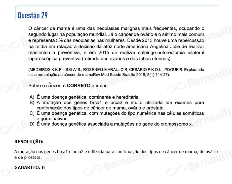 Questu00e3o 29 - Questu00f5es - 2023 - 1u00ba Semestre - CMMG