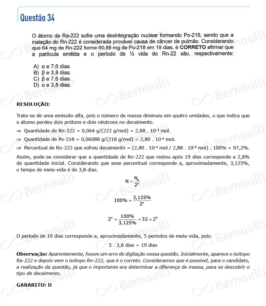 Questu00e3o 34 - Questu00f5es - 2023 - 1u00ba Semestre - CMMG