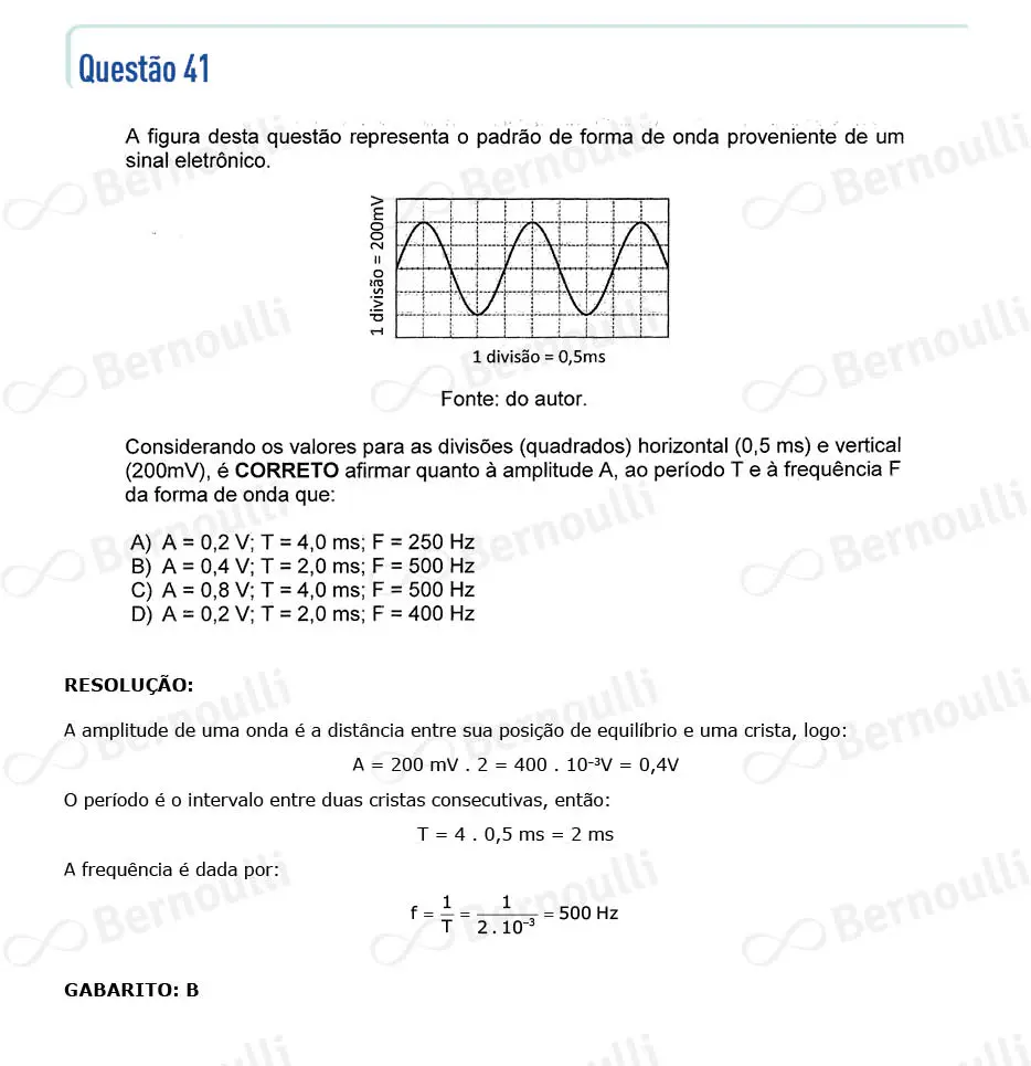 Questu00e3o 41 - Questu00f5es - 2023 - 1u00ba Semestre - CMMG