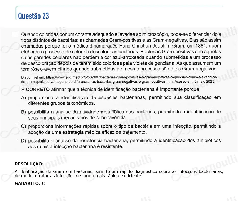 Questu00e3o 23 - Questu00f5es - 2023 - 2u00ba Semestre - CMMG