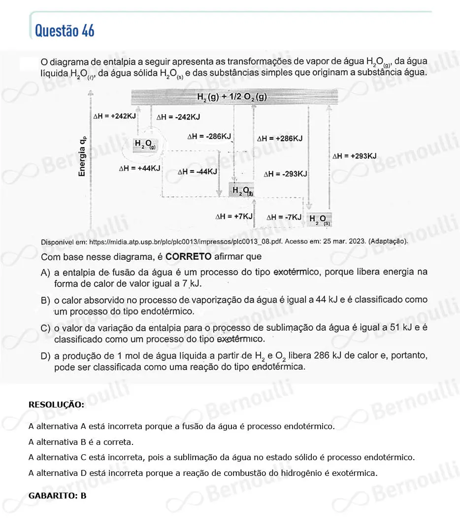 Questu00e3o 46 - Questu00f5es - 2023 - 2u00ba Semestre - CMMG