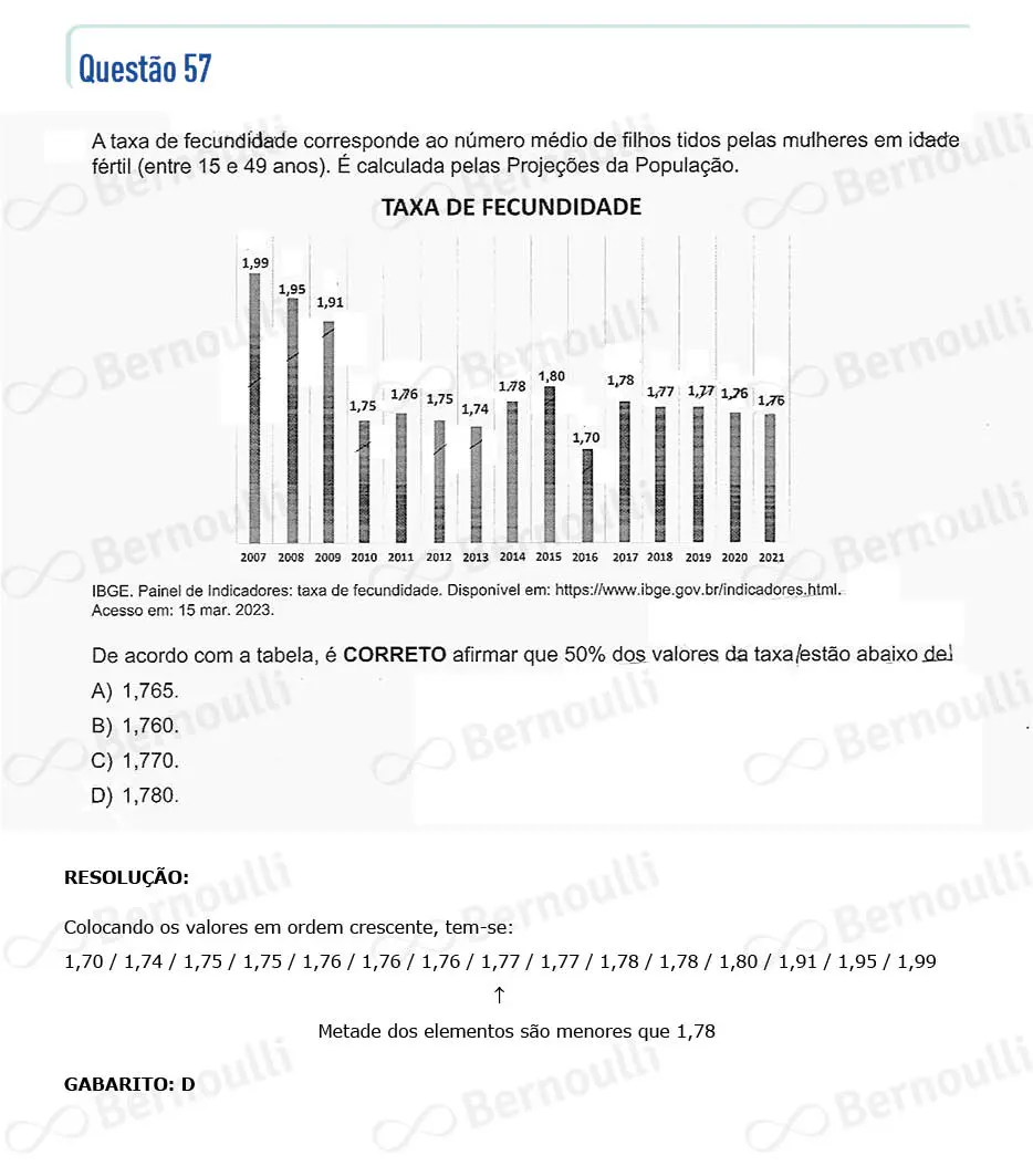 Questu00e3o 57 - Questu00f5es - 2023 - 2u00ba Semestre - CMMG