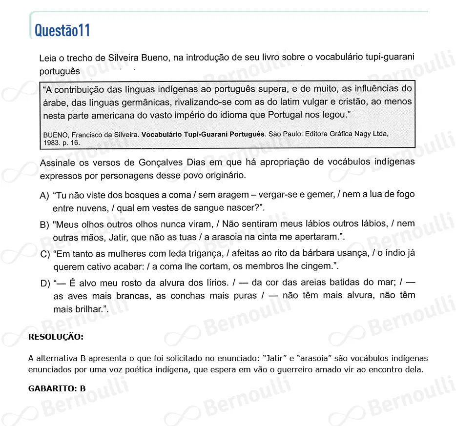 Questu00e3o 11 - Questu00f5es - 2024 - 1u00ba Semestre - CMMG