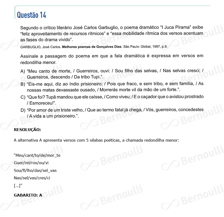 Questu00e3o 14 - Questu00f5es - 2024 - 1u00ba Semestre - CMMG