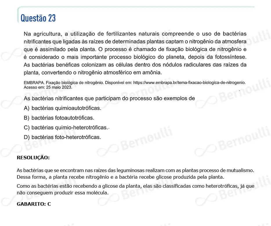 Questu00e3o 23 - Questu00f5es - 2024 - 1u00ba Semestre - CMMG