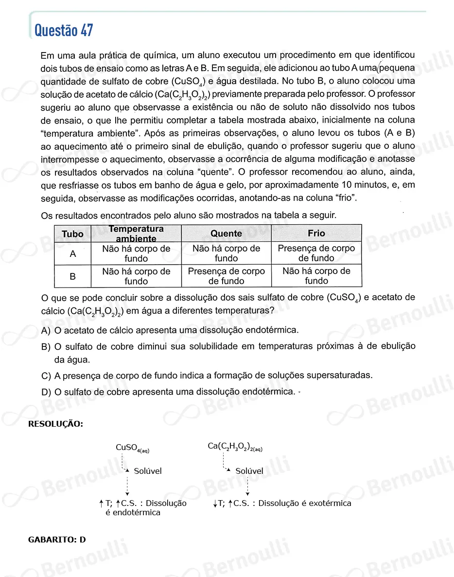 Questu00e3o 47 - Questu00f5es - 2024 - 1u00ba Semestre - CMMG