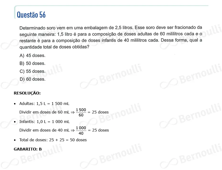 Questu00e3o 56 - Questu00f5es - 2024 - 1u00ba Semestre - CMMG