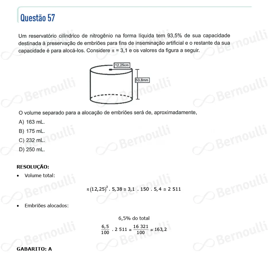 Questu00e3o 57 - Questu00f5es - 2024 - 1u00ba Semestre - CMMG