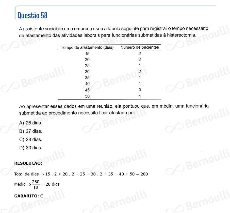 Questu00e3o 58 - Questu00f5es - 2024 - 1u00ba Semestre - CMMG