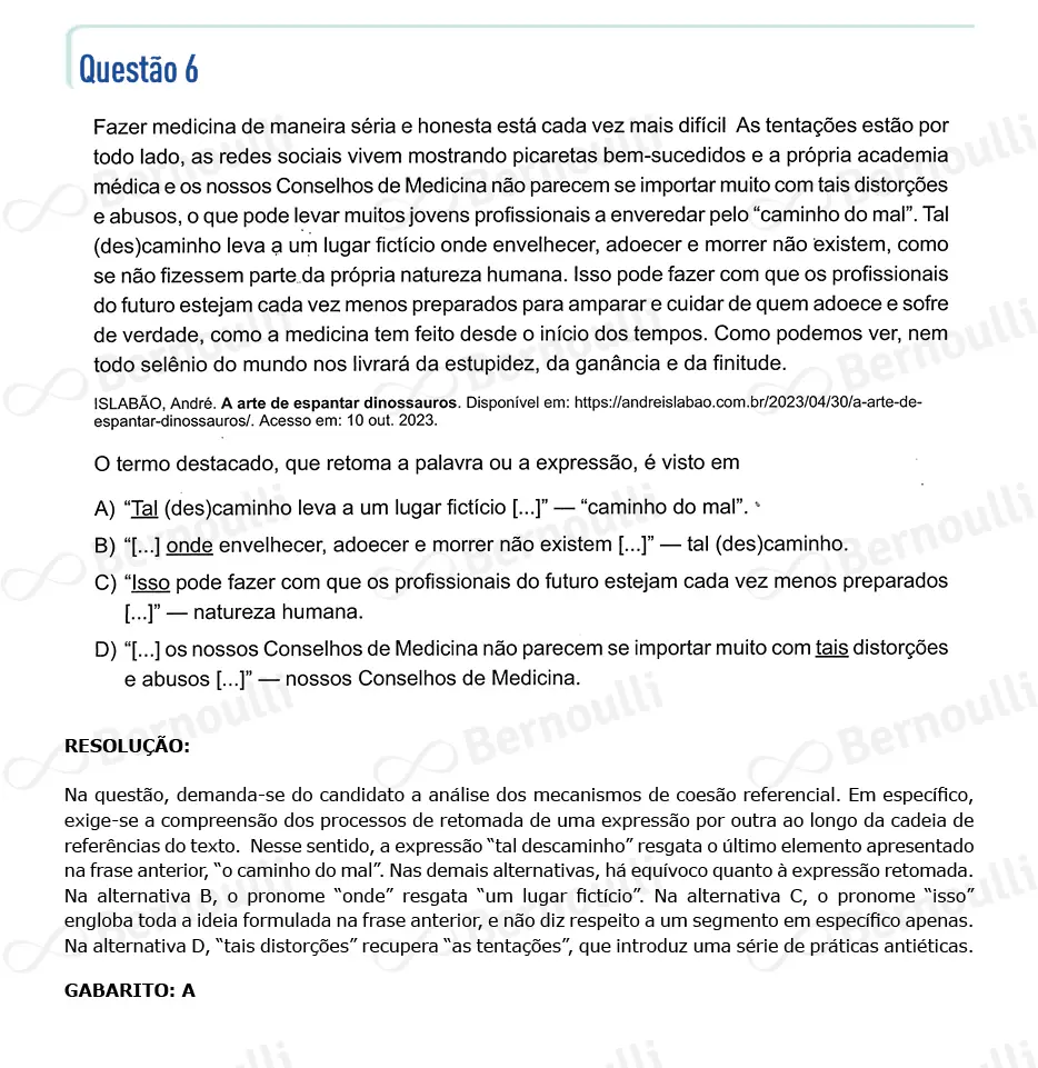 Questu00e3o 6 - Questu00f5es - 2024 - 1u00ba Semestre - CMMG