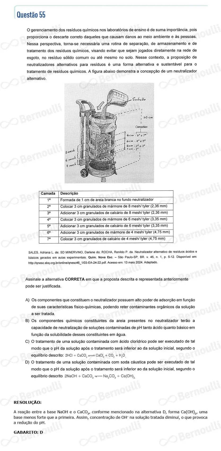 Questu00e3o 55 - Questu00f5es - 2024 - 2u00ba Semestre - CMMG