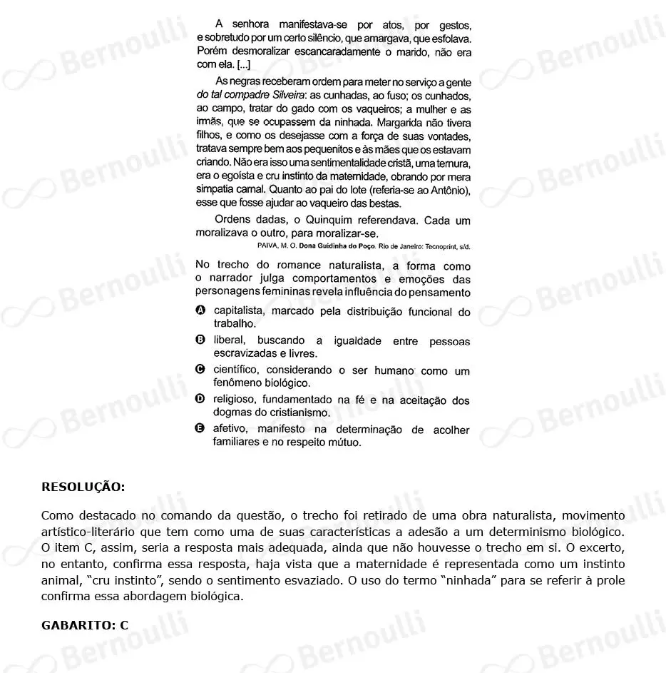 Questão 14 - Caderno Amarelo - 2023 - 1º Dia - Enem