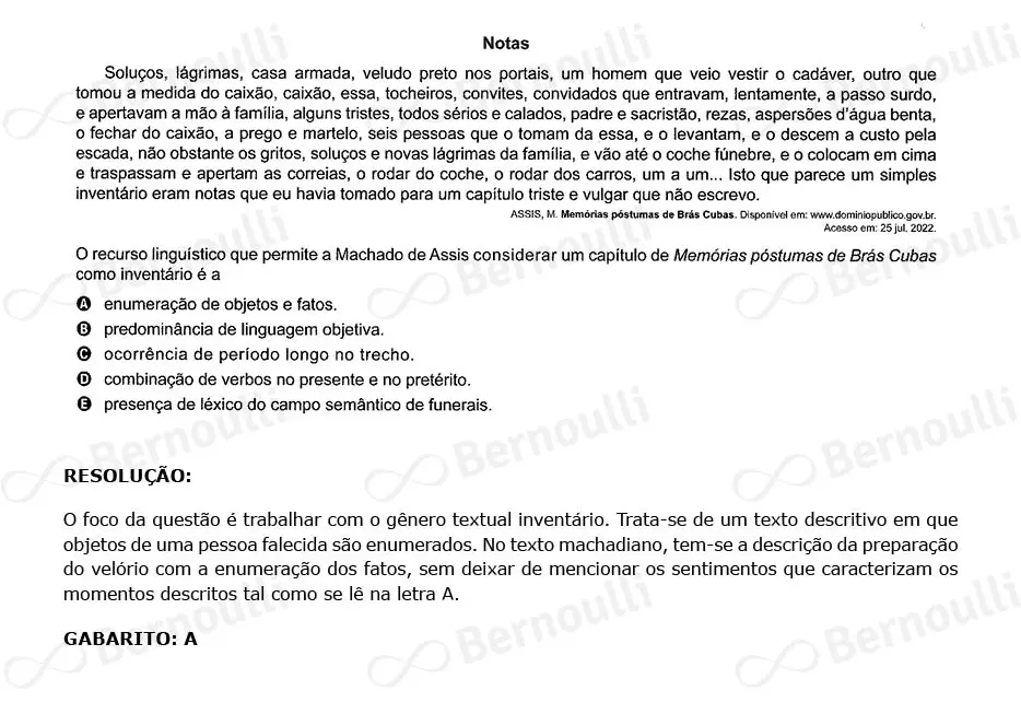 Questu00e3o 17 - Caderno Amarelo - 2023 - 1u00ba Dia - Enem