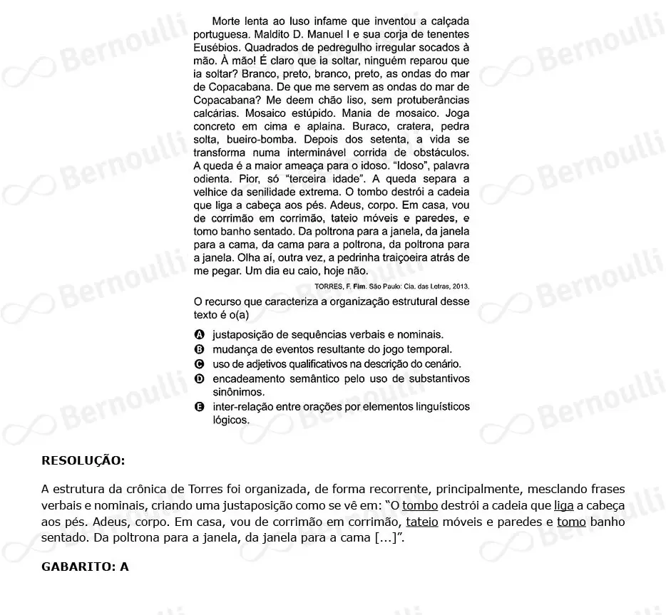 Questão 26 - Caderno Amarelo - 2023 - 1º Dia - Enem