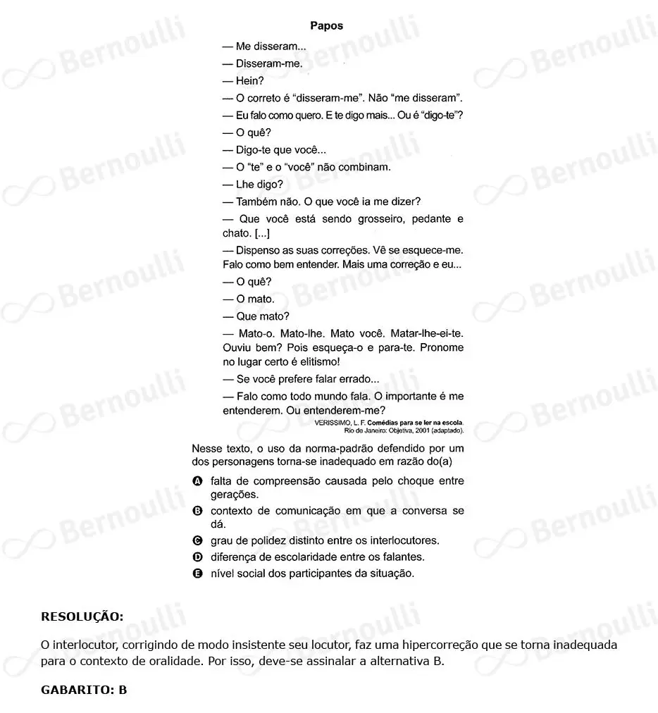 Questão 40 - Caderno Amarelo - 2023 - 1º Dia - Enem