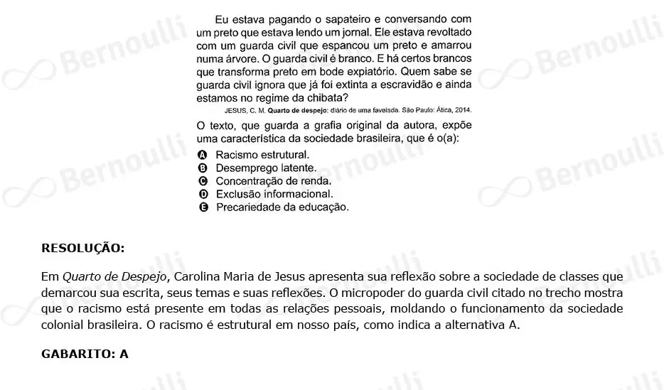 Questão 81 - Caderno Amarelo - 2023 - 1º Dia - Enem