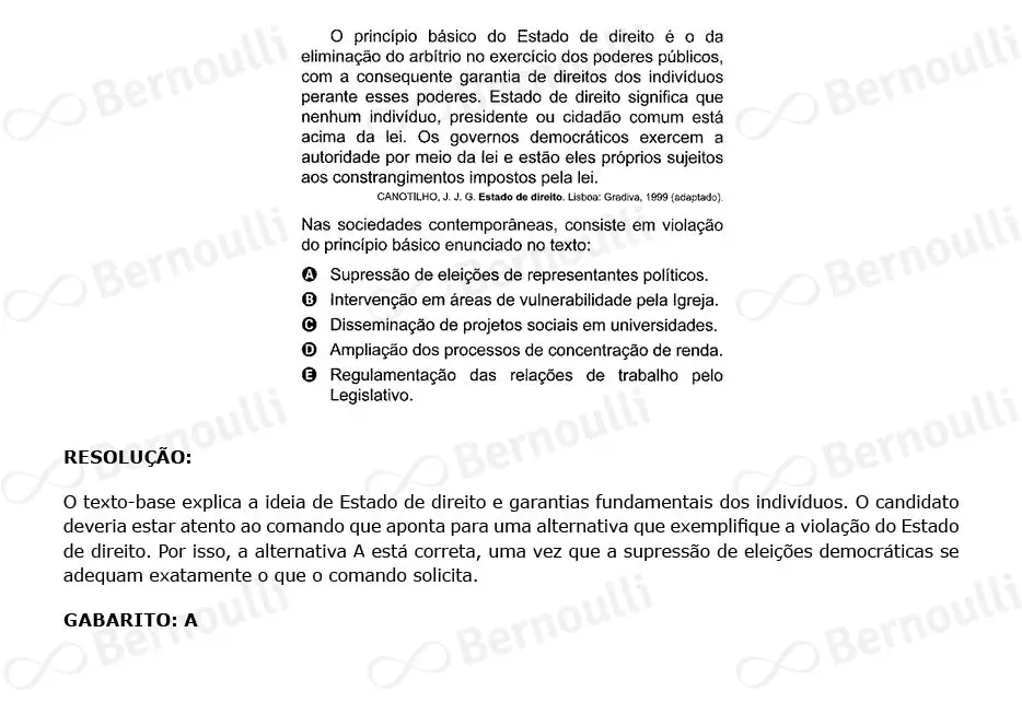 Questão 88 - Caderno Amarelo - 2023 - 1º Dia - Enem