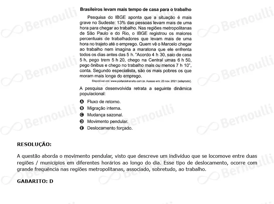 Questão 89 - Caderno Amarelo - 2023 - 1º Dia - Enem