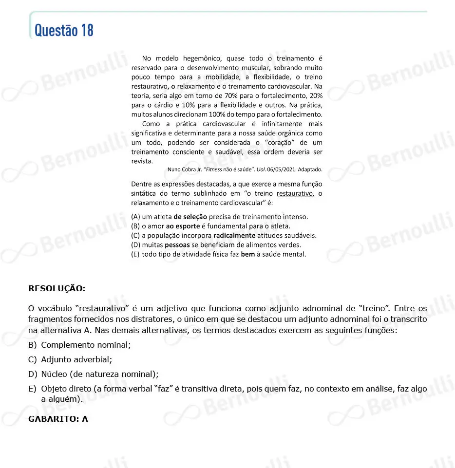 Questu00e3o 18 - V - 2022 - 1u00ba Fase - Fuvest