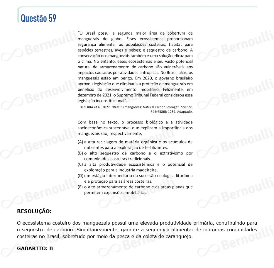 Questu00e3o 59 - V - 2023 - 1u00ba Fase - Fuvest