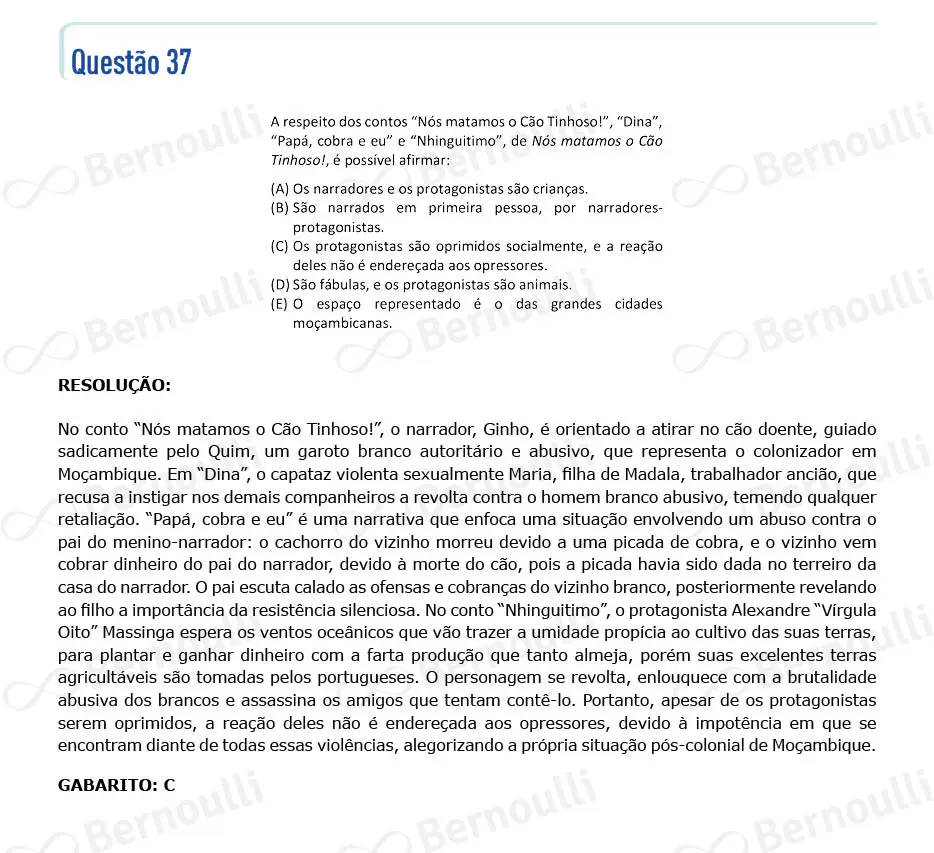 Questu00e3o 37 - V - 2024 - 1u00ba Fase - Fuvest