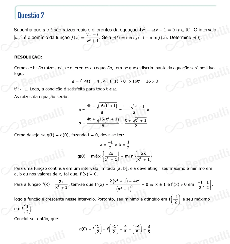 Questu00e3o 2 - Matematica - 2022 - 2u00b0 Fase - IME