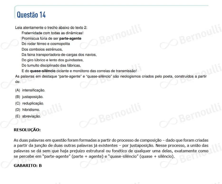 Questu00e3o 14 - Portuguu00eas - Inglu00eas - 2023 - 2u00b0 Fase - IME