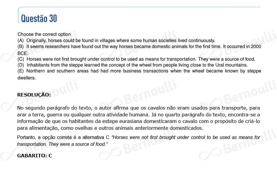 Questu00e3o 30 - Portuguu00eas - Inglu00eas - 2023 - 2u00b0 Fase - IME