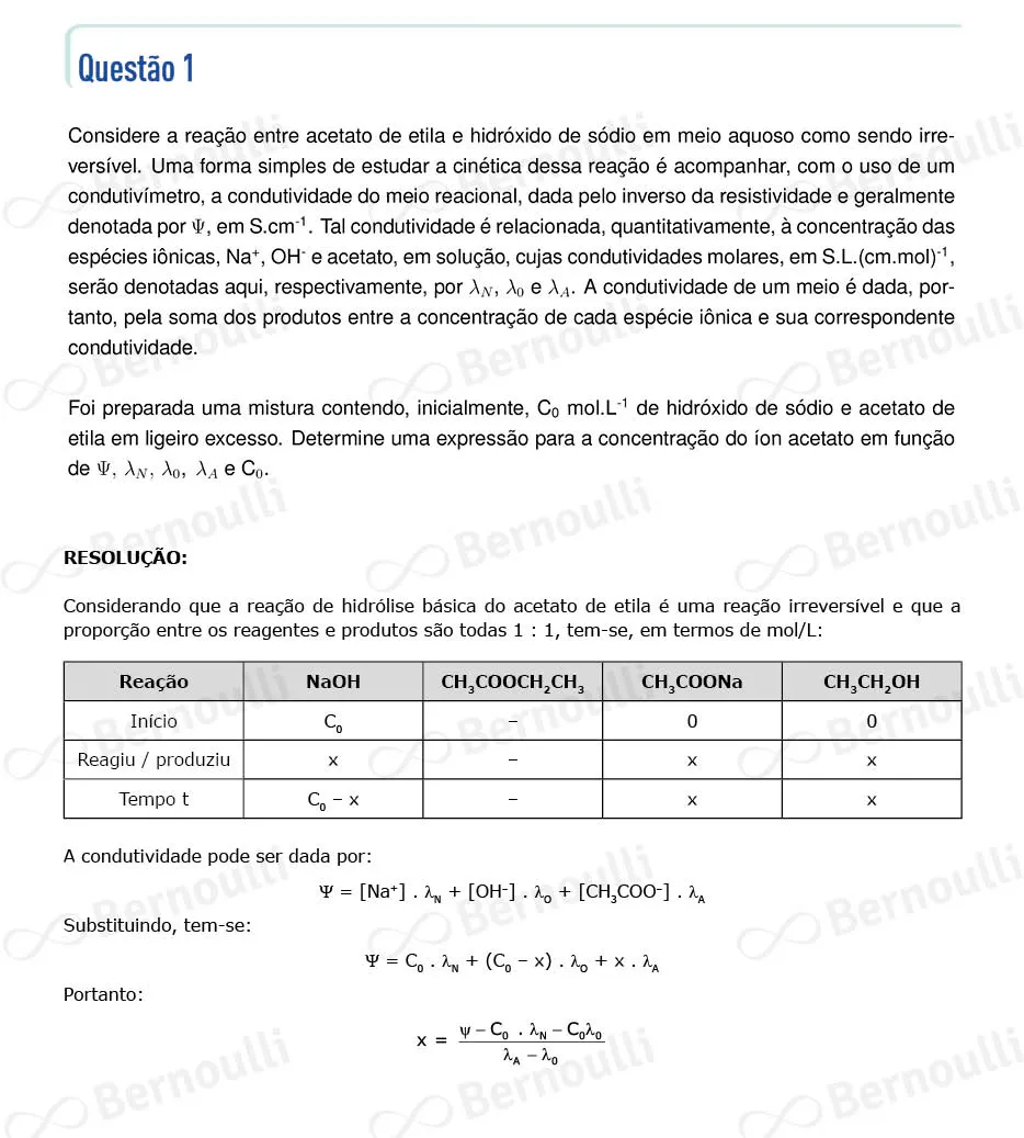 Questu00e3o 1 - Quimica - 2022 - 2u00b0 Fase - IME