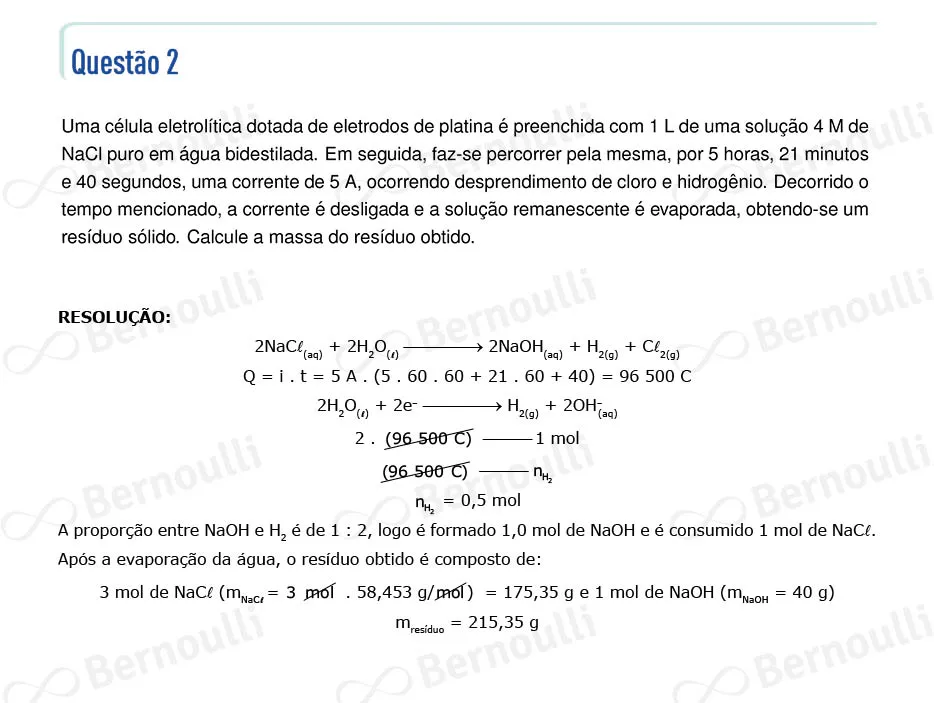 Questu00e3o 2 - Quimica - 2022 - 2u00b0 Fase - IME