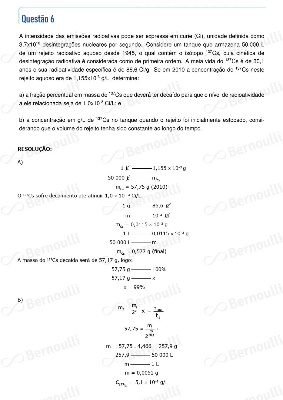 Questu00e3o 6 - Quimica - 2022 - 2u00b0 Fase - IME