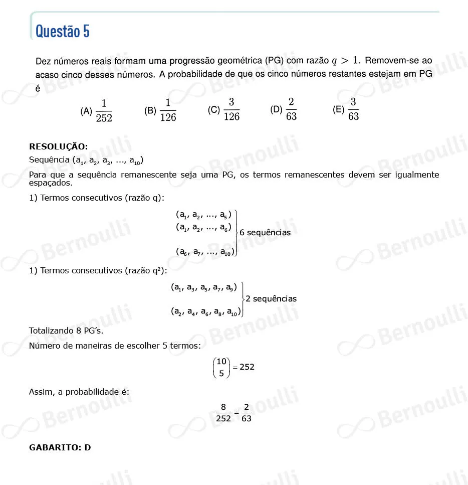 Questu00e3o 5 - Questu00f5es - 2023 - 1u00ba Fase - IME