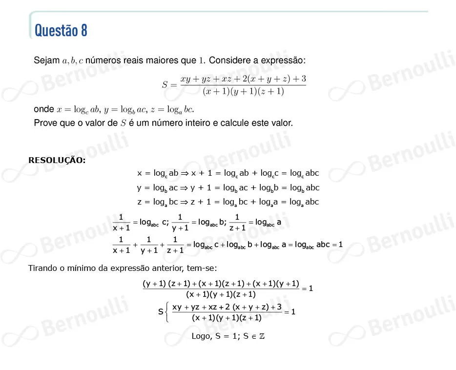 Questu00e3o 8 - Matematica - 2023 - 2u00b0 Fase - IME