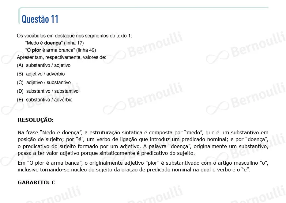 Questu00e3o 11 - Portuguu00eas - Inglu00eas - 2023 - 2u00b0 Fase - IME