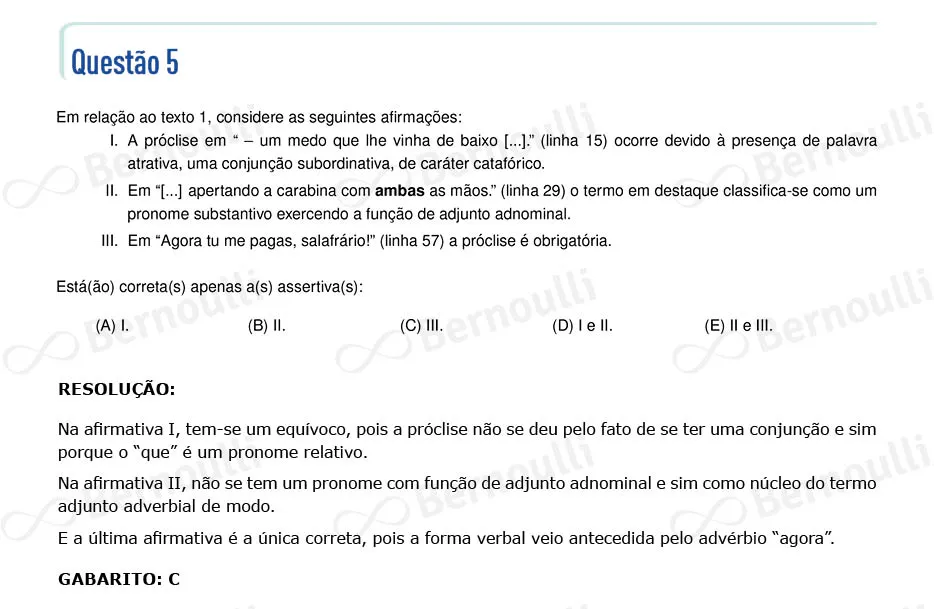 Questu00e3o 5 - Portuguu00eas - Inglu00eas - 2023 - 2u00b0 Fase - IME